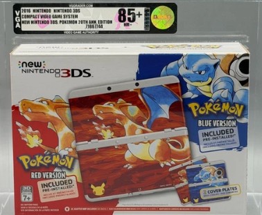 NEW Nintendo 3DS Handheld Console Pokemon 20th Anniversary Ed Sealed New VGA 85+